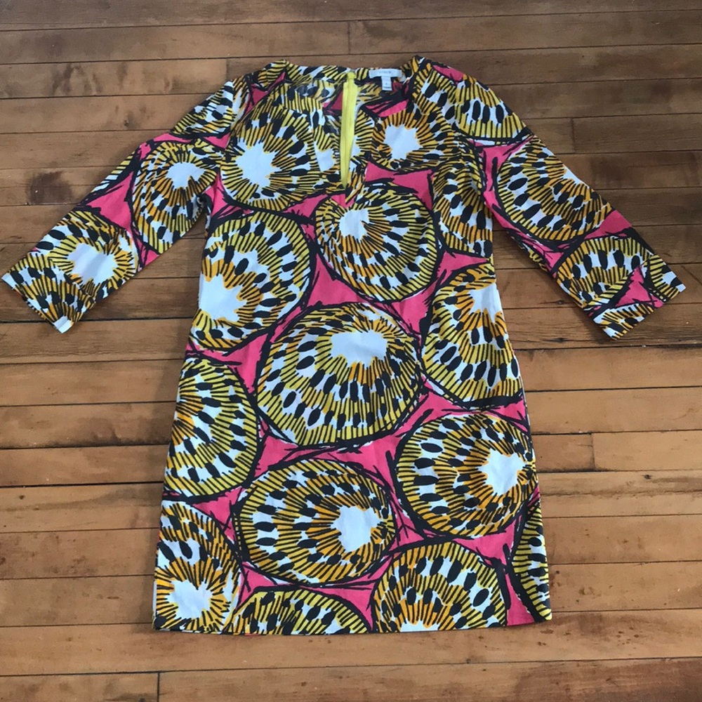 J. Crew vibrant cotton dress
